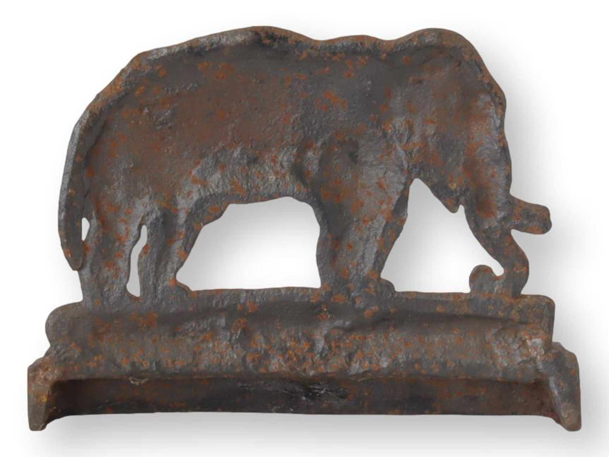 Antique Cast Iron Elephant Doorstop~P77681593
