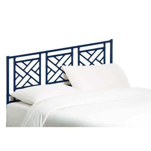 Chippendale Headboard, Navy~P77363952
