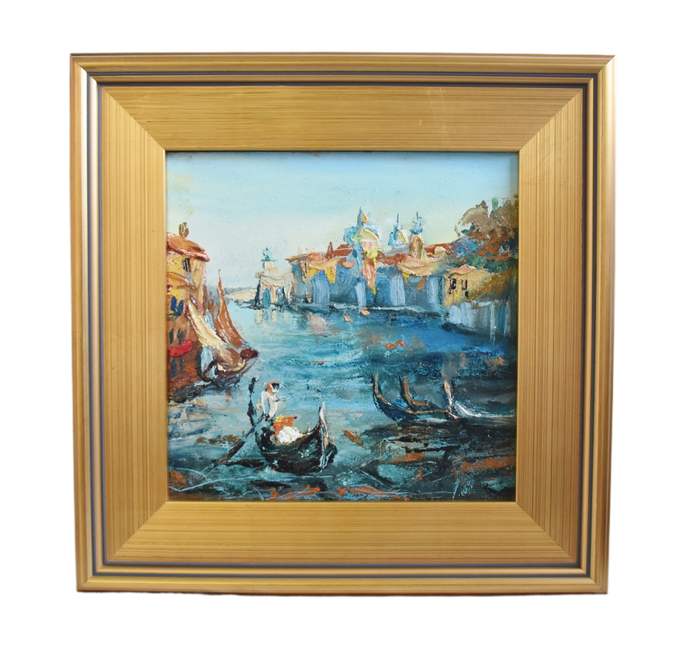 Venice Italy Canals & Gondolas Painting~P77689776