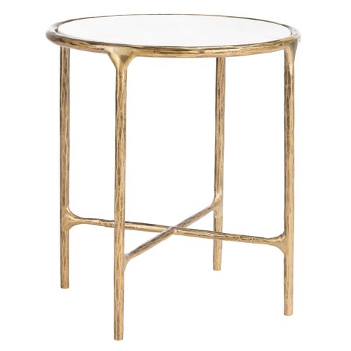 Bastian Metal Round End Table Bastian Metal Round End Table