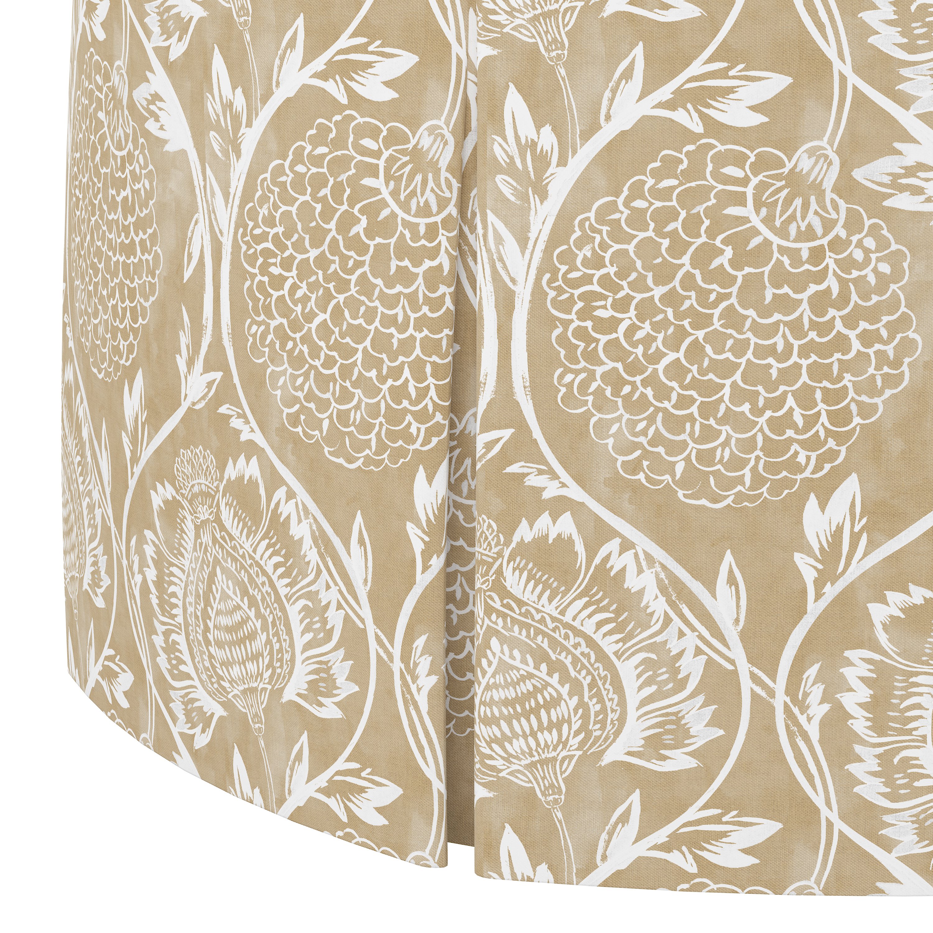 Liza Skirted Ottoman, Ranjit Floral | One Kings Lane