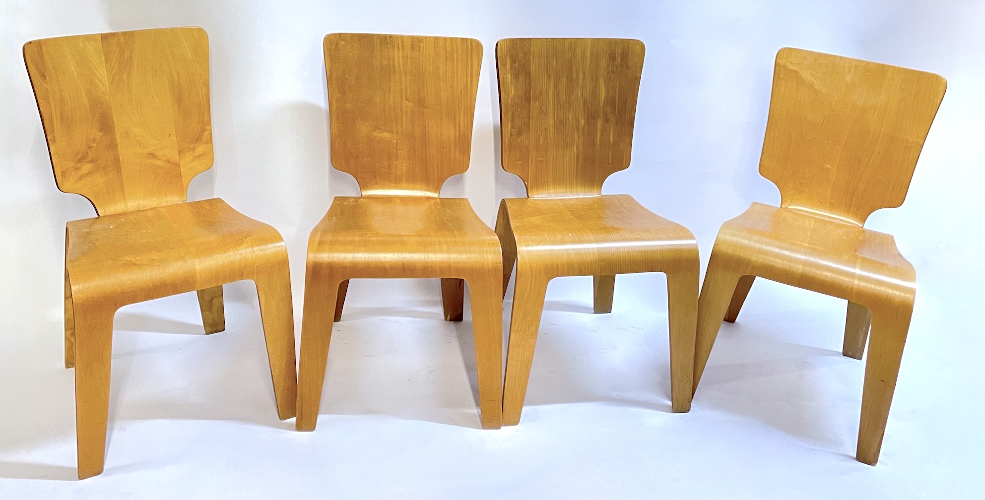 Thaden Jordan Molded Plywood Chairs, S/4~P77687575