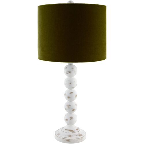 Emar Distressed Resin Table Lamp Emar Distressed Resin Table Lamp