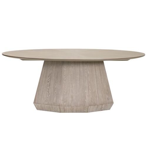 Gavin Oval Dining Table, Natural Gray Gavin Oval Dining Table, Natural Gray