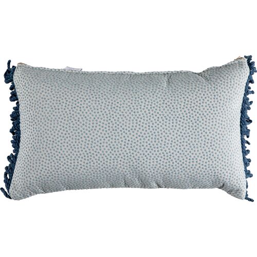 Trixie Outdoor Lumbar Pillow, Chambray Dots~P77651677
