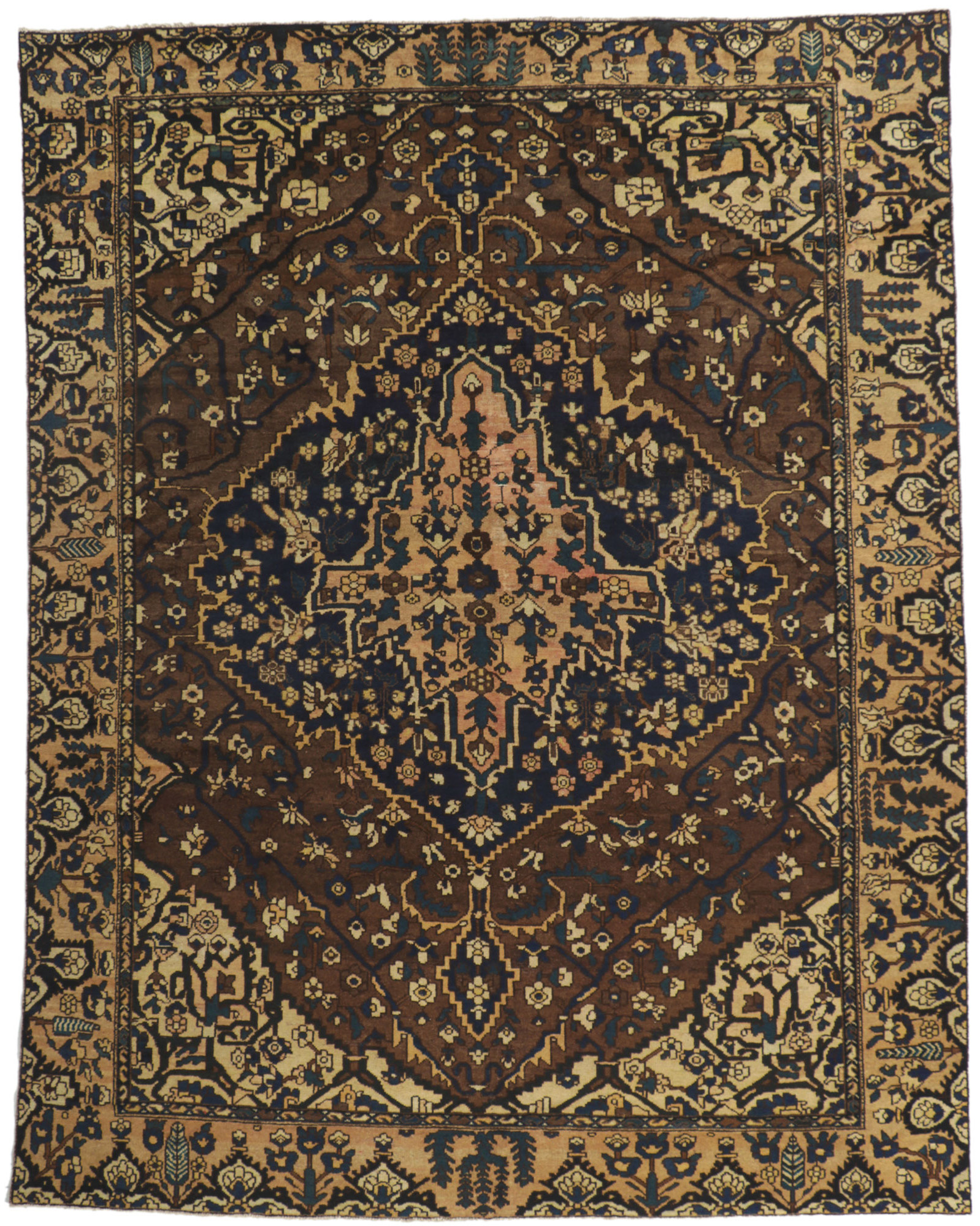 Persian Bakhtiari Rug, 9'04 x 11'11~P77681782