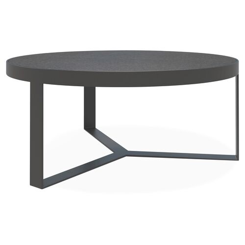 Contemporary 38" Coffee Table, Slate~P77567545