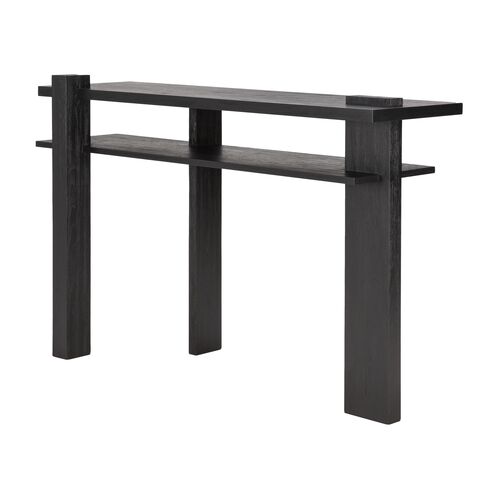 Abstract Console, Teak Black