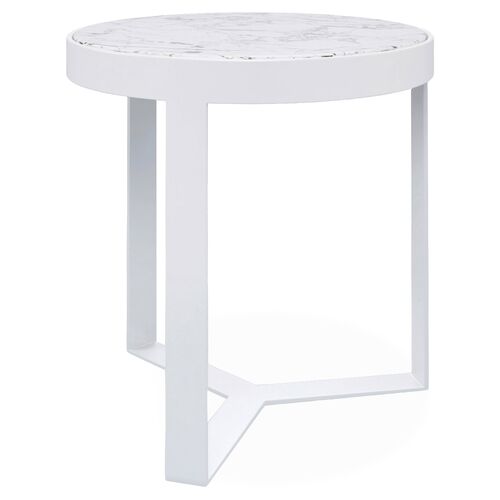 Contemporary 18" Side Table, Frost~P77567499