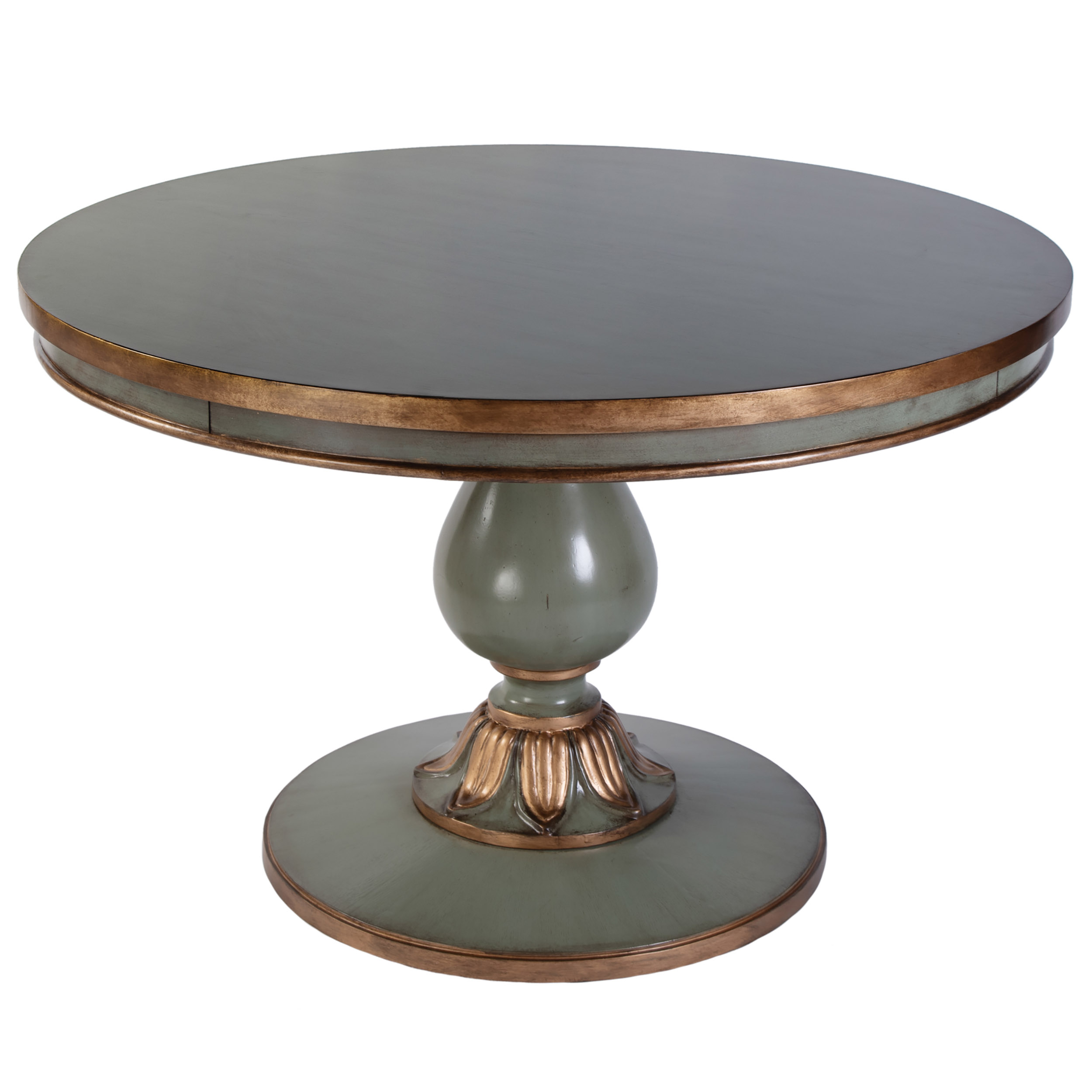 Marigold 48" Round Wood Single Pedestal Dining Table Marigold 48" Round Wood Single Pedestal Dining Table