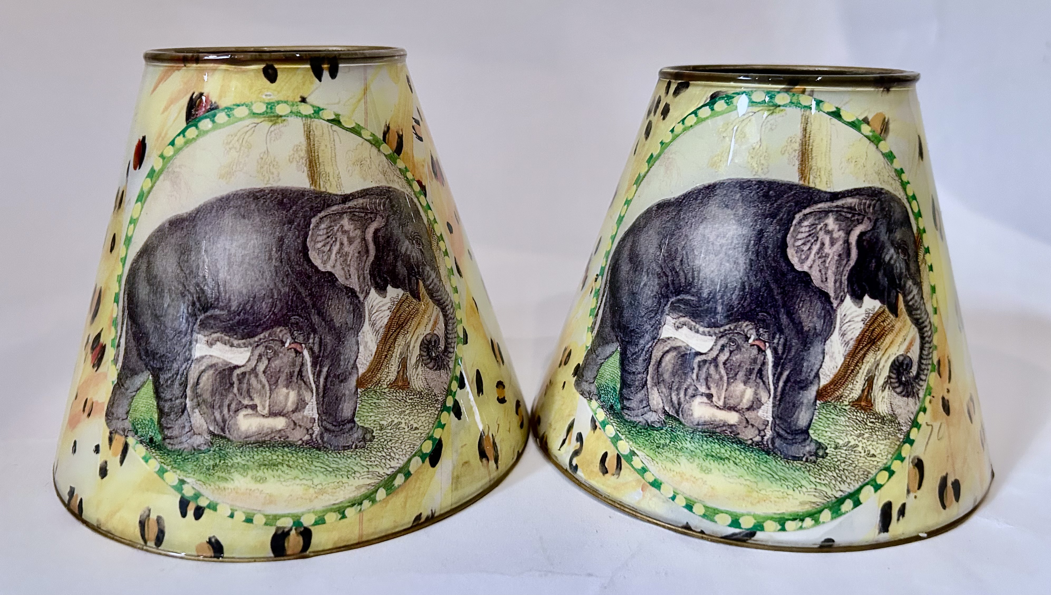 John Derian Decoupage Lampshades - Pair~P77734268