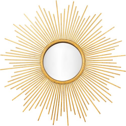 Sol Sunburst Wall Mirror, Gold Foil~P77643675