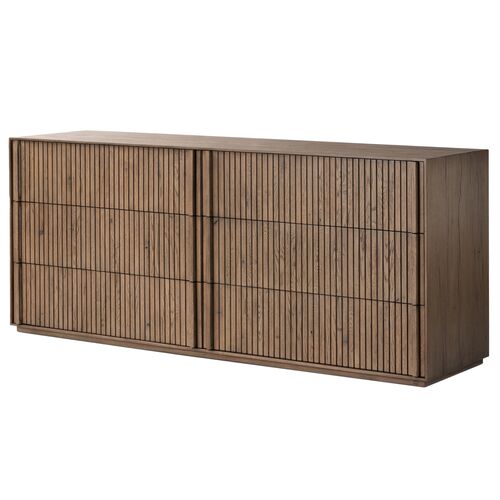 Maisie 6-Drawer Oak Dresser