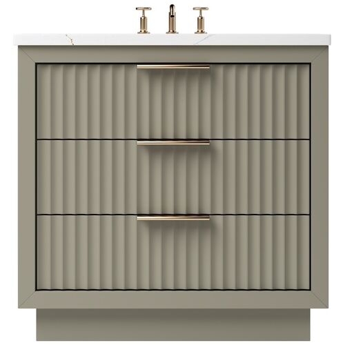 Ashford Three-Drawer Single Bathroom Vanity