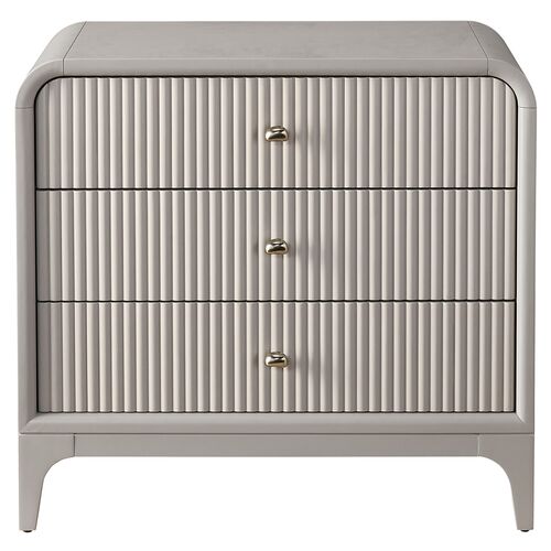 Tranquility Elevation 3-Drawer Nightstand, Gray Moonstone ~P111111749