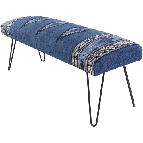 Zynnia Patterned Cotton Bench