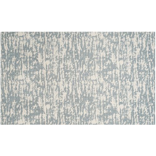 Sean Flat-Weave Rug, Ivory/Blue~P77305716