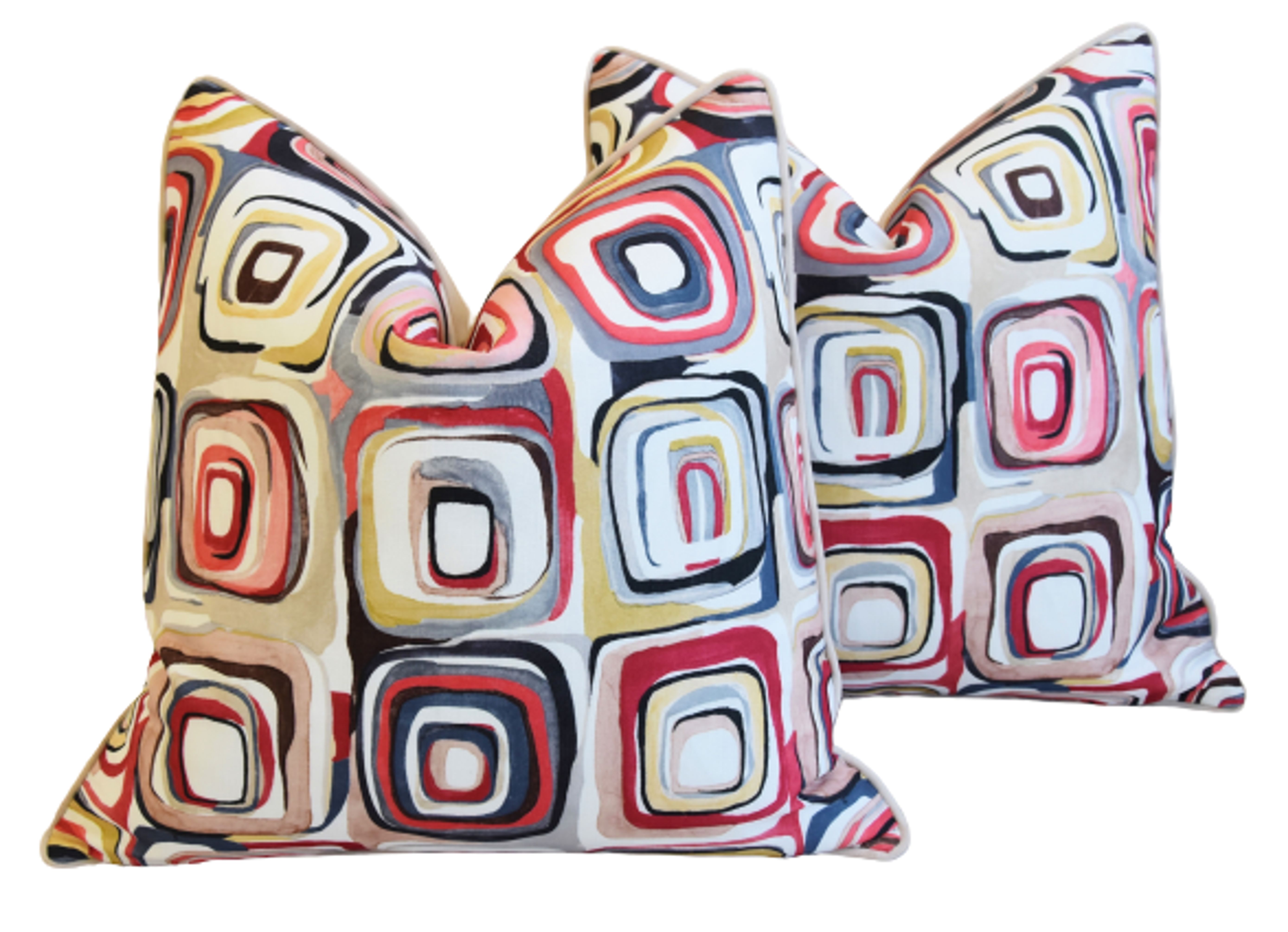 Contemporary Geometric Pillows, S/2~P77625601