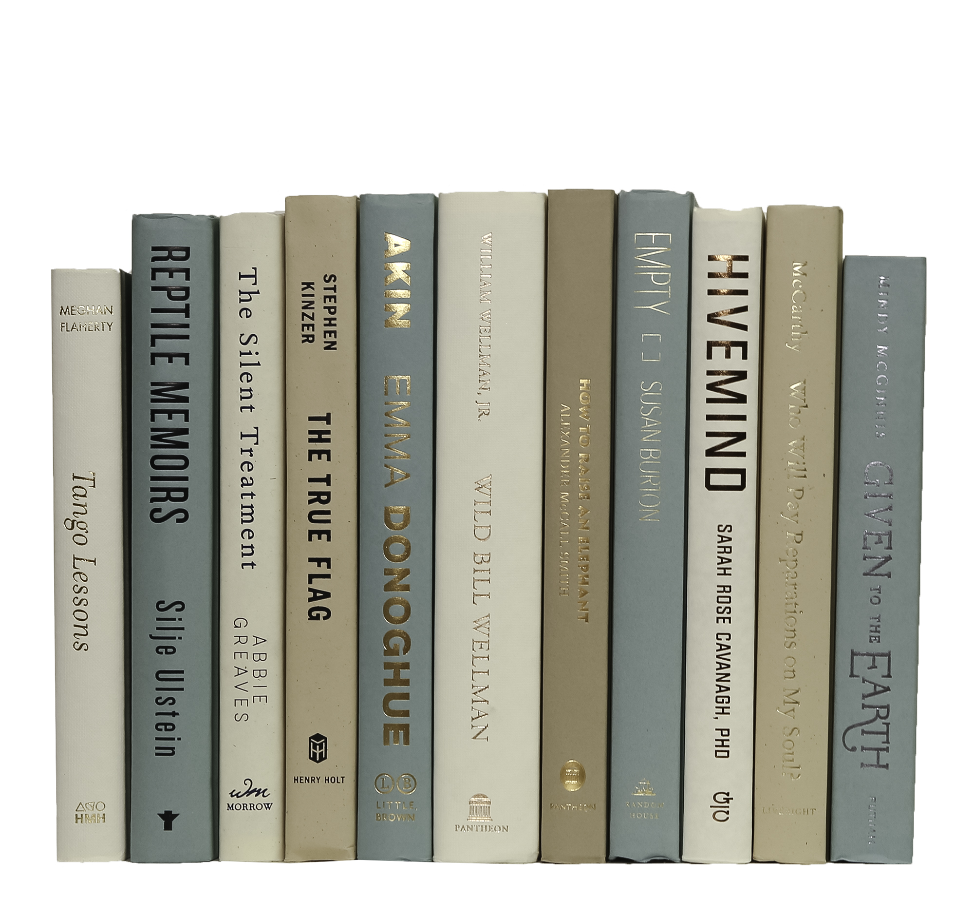1-Foot Modern Book Bundle, Sea Glass