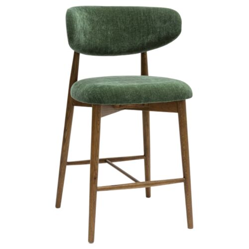 Zamira Velvet Counter Stool