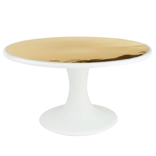 Dauville Cake Stand, Gold
