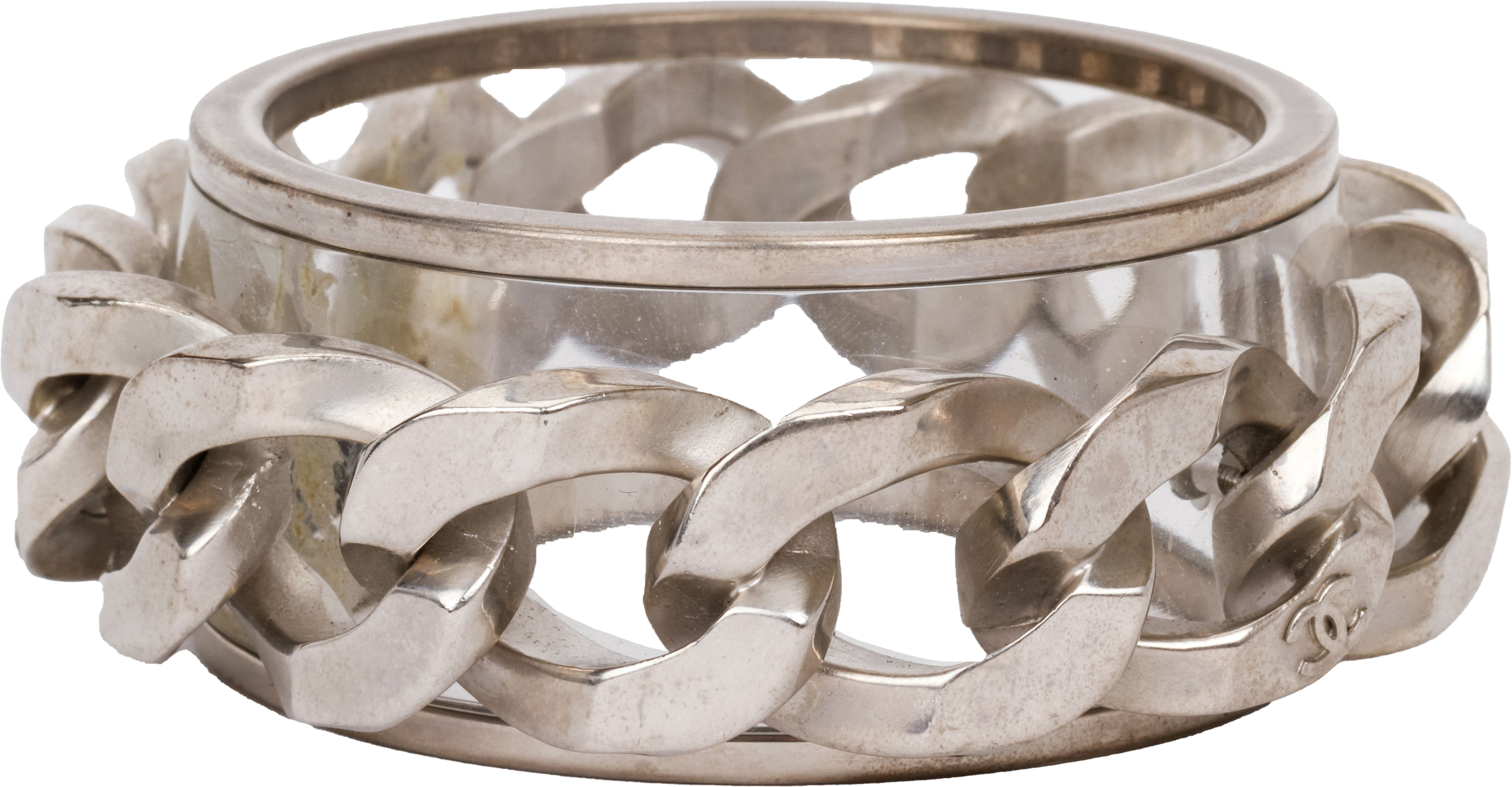 Chanel oversize chain lucite bracelet~P77633472