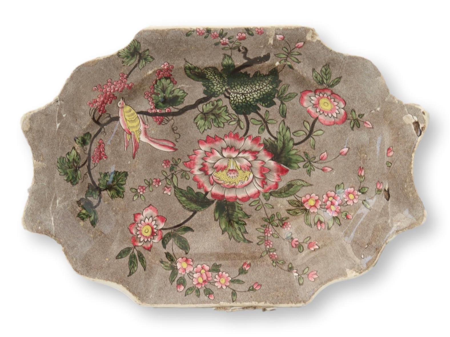 1820s Spode Chinoiserie Serving Dish~P77676240