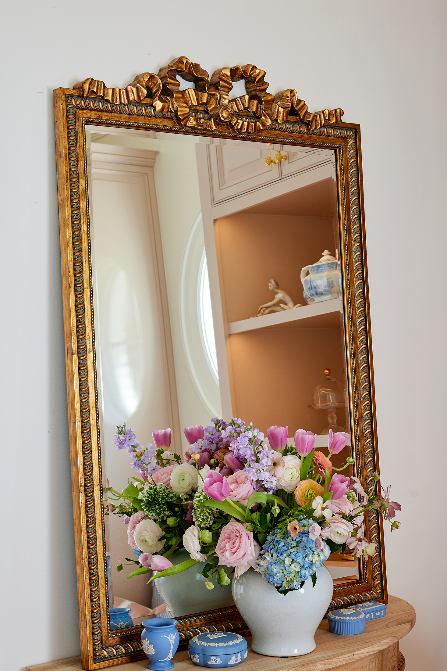 Clarence Large Wall Mirror, Antique Gold | One Kings Lane