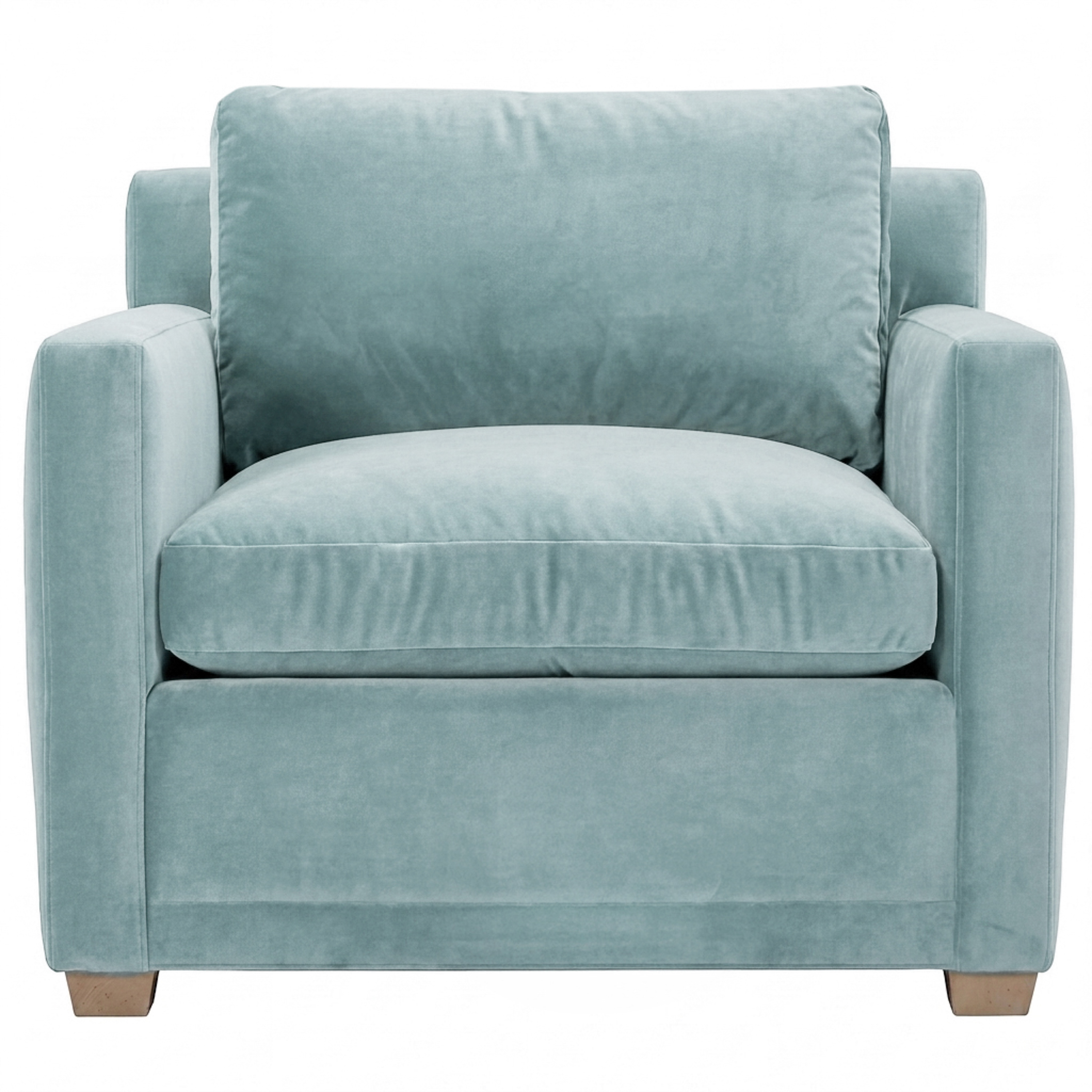 Nicolette Club Chair, Blue Stripe | One Kings Lane