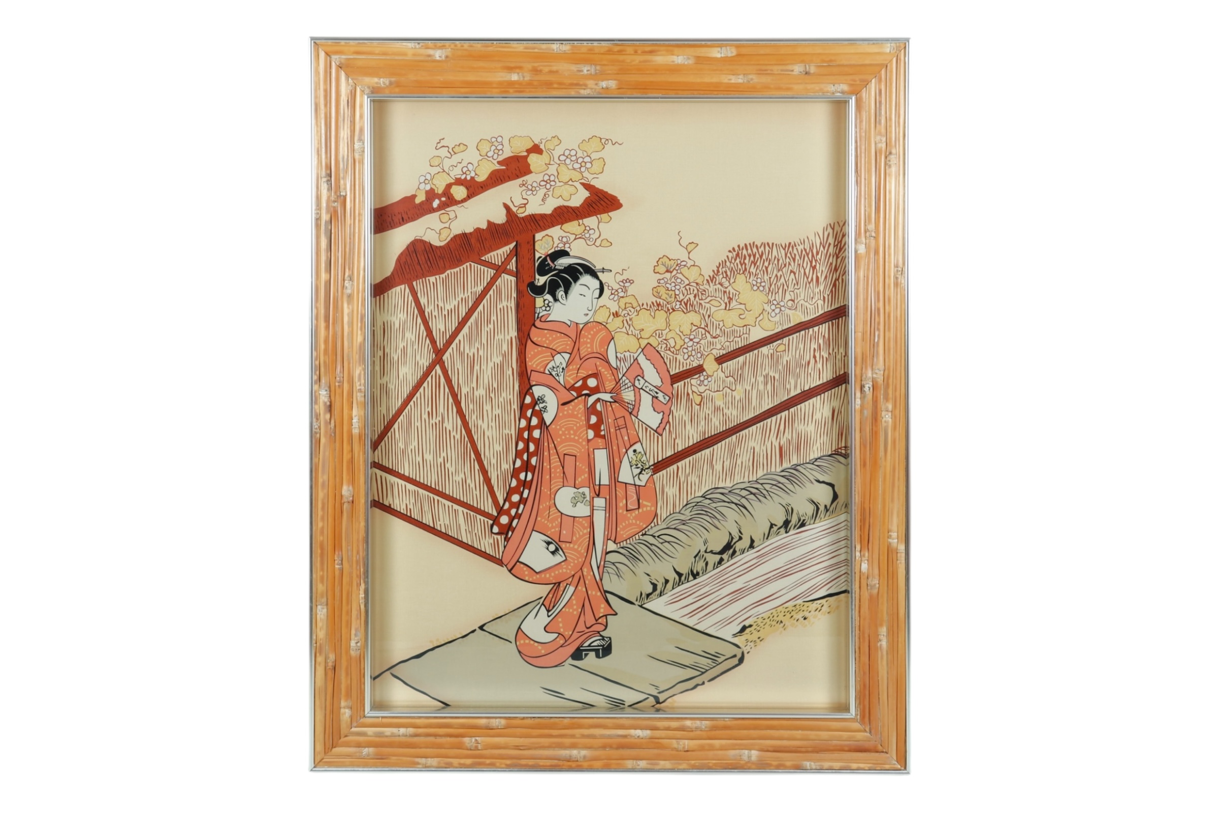 Woodblock Print “Meeting Her Lover”~P77718024