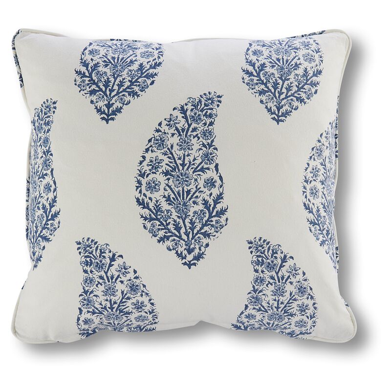 Helena 20x20 Pillow, Washed Blue