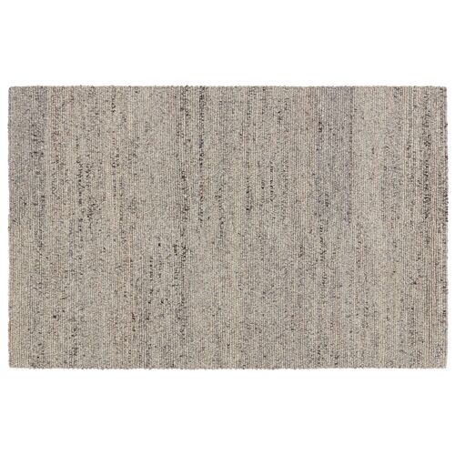 Burch 12'x15' Handmade Rug, Cream/Dark Gray Burch 12'x15' Handmade Rug, Cream/Dark Gray