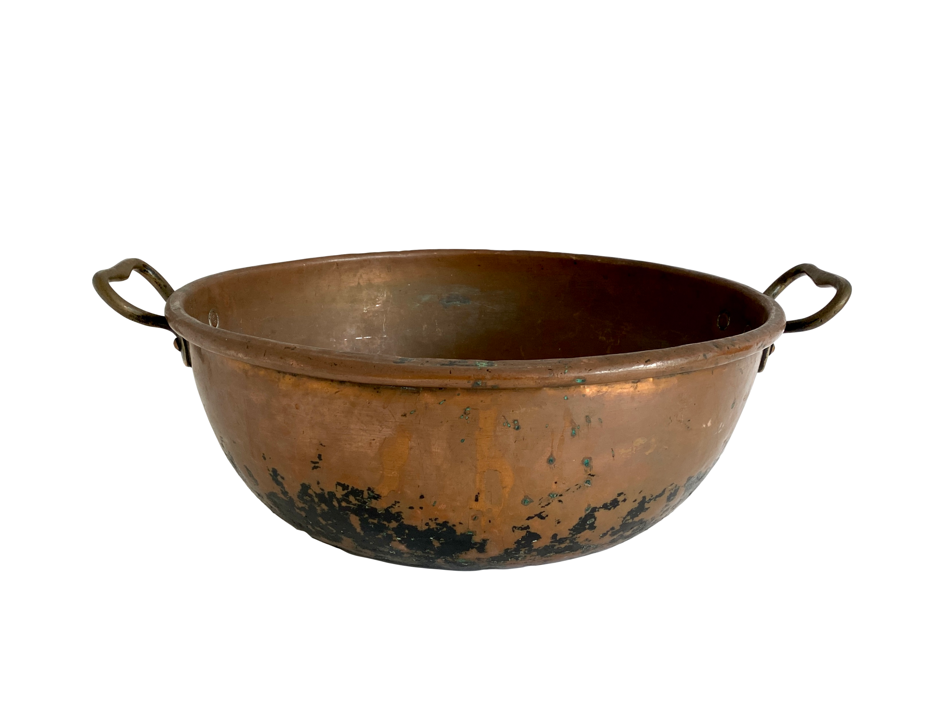 Antique Belgian Chocolate Copper Pot~P77682482