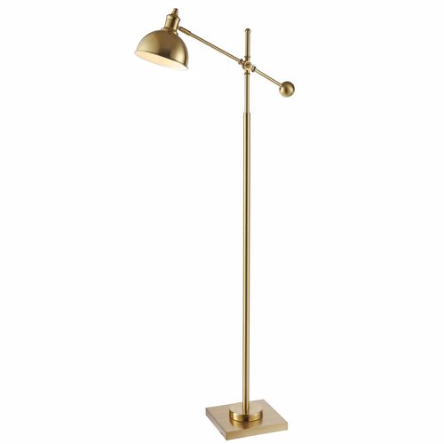 Tara 58" Task Floor Lamp, Brass Tara 58" Task Floor Lamp, Brass