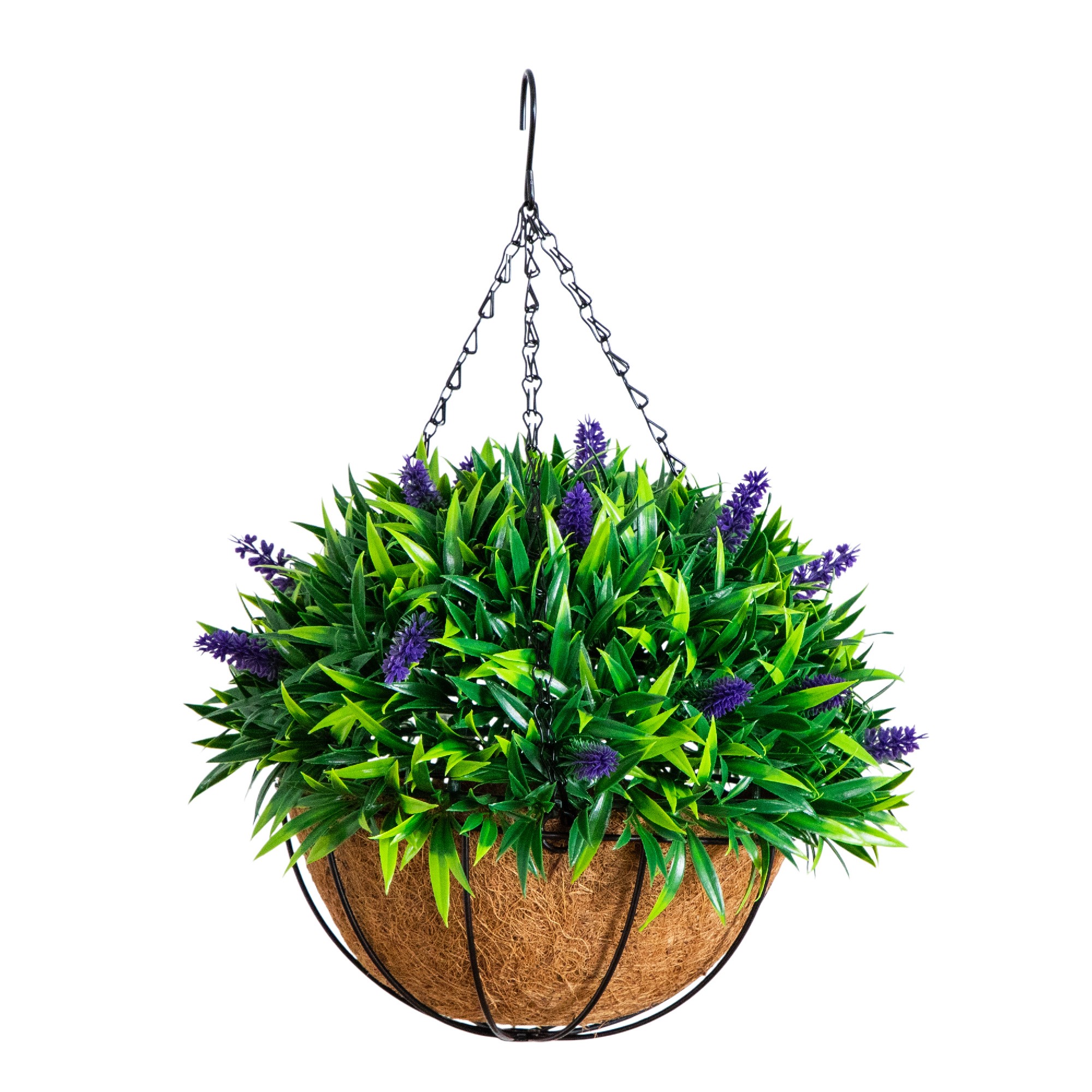 18-in UV Resistant Lavender Hanging Basket (Indoor/Outdoor)