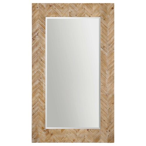 Mayville Floor Mirror, Natural~P76934847