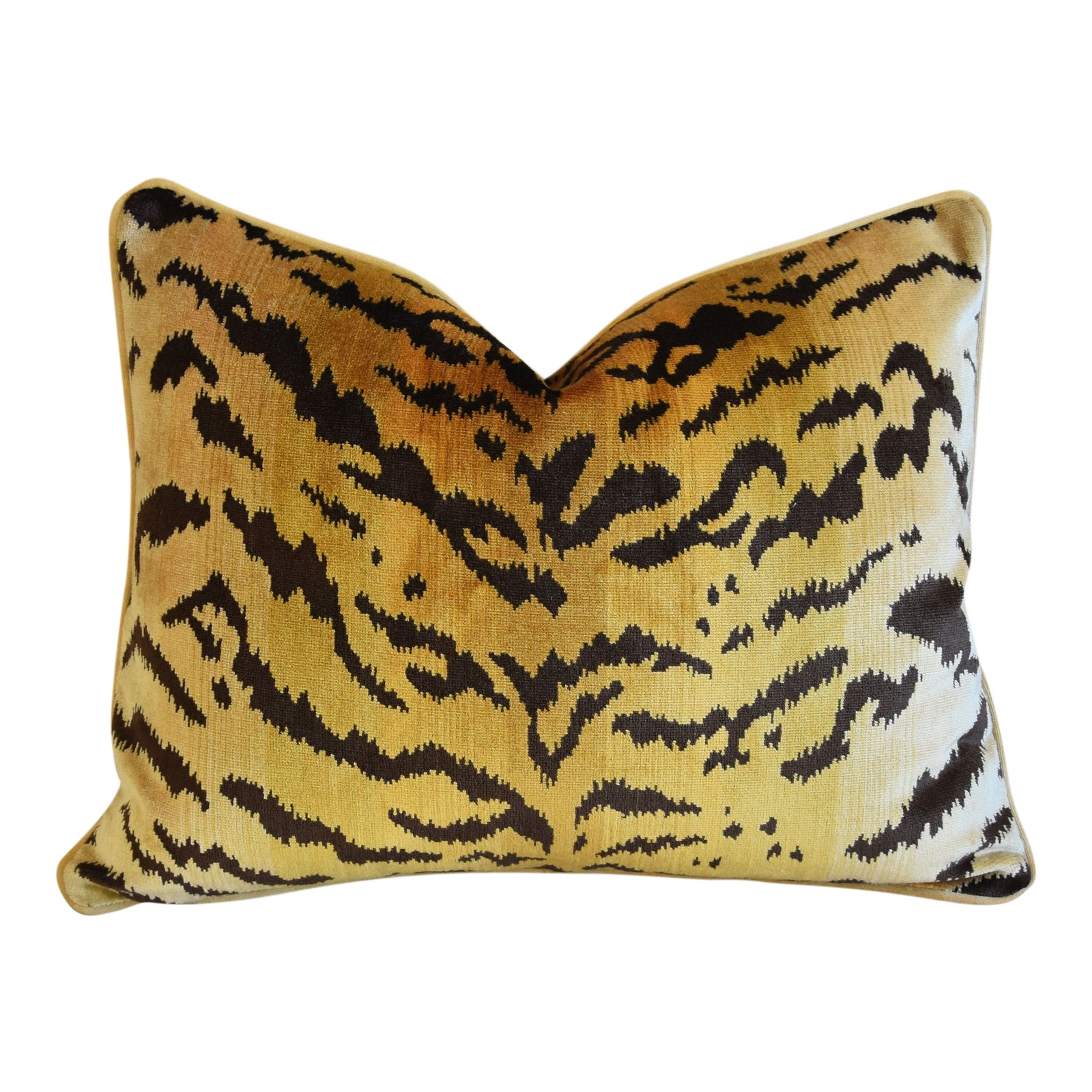 Scalamandre Le Tigre Tiger Silk Pillow~P77639390