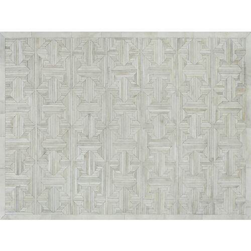Natural Hide Cowhide hand-tufted Rug, Cream~P77650194