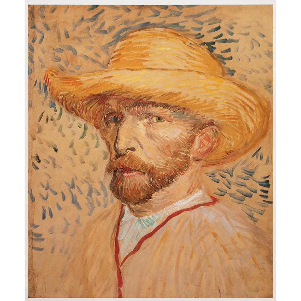 Van Gogh, "Self-Portrait With Straw Hat"~P77660739