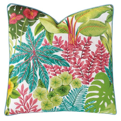 Isla Embroidered Pillow, Multi