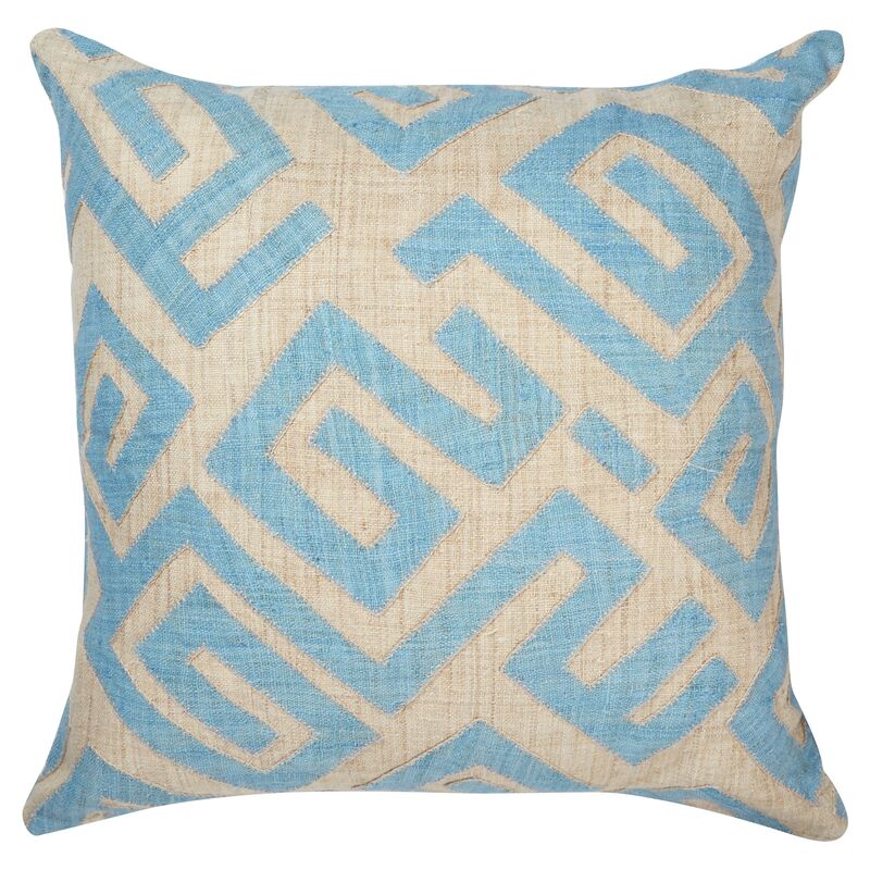 Bambala 22x22 Pillow, Blue