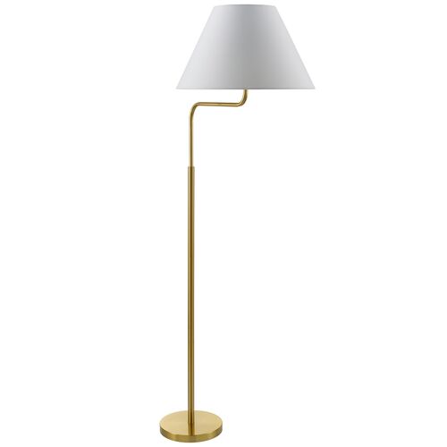 Evelyn Floor Lamp, Brass