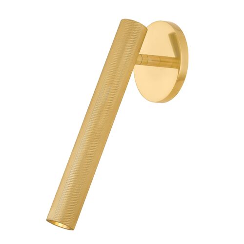 Simeon Wall Sconce, Aged Brass