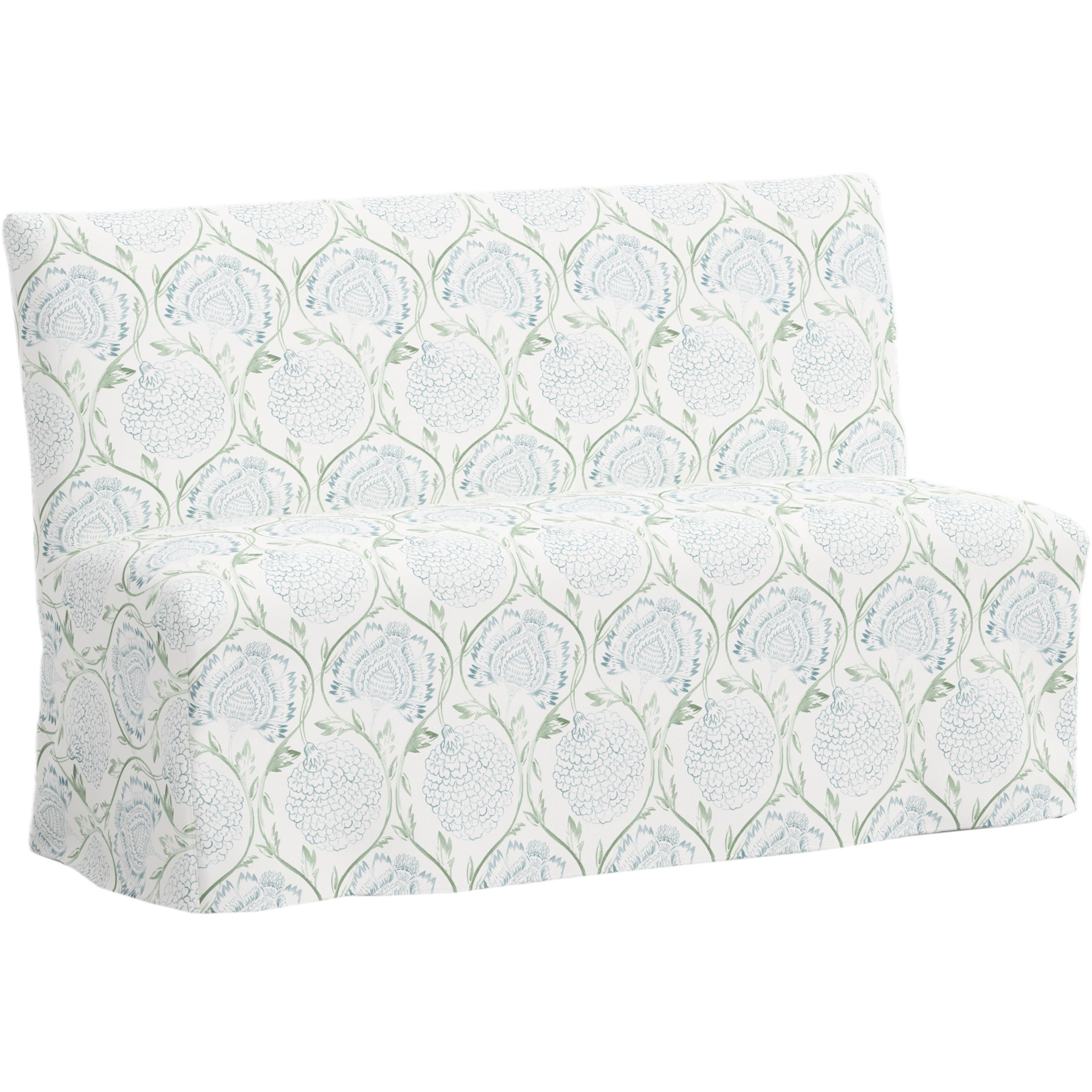 Edith Slipcover Dining Banquette, Ranjit Floral
