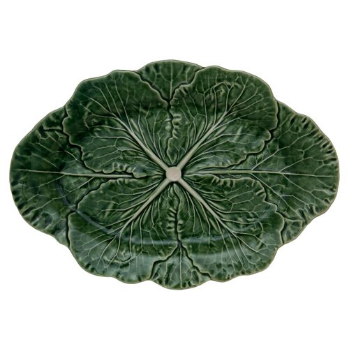 Cabbage Oval Platter, Green~P76964967