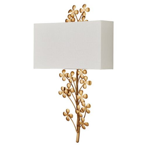 Cloverfield Wall Sconce, Gold