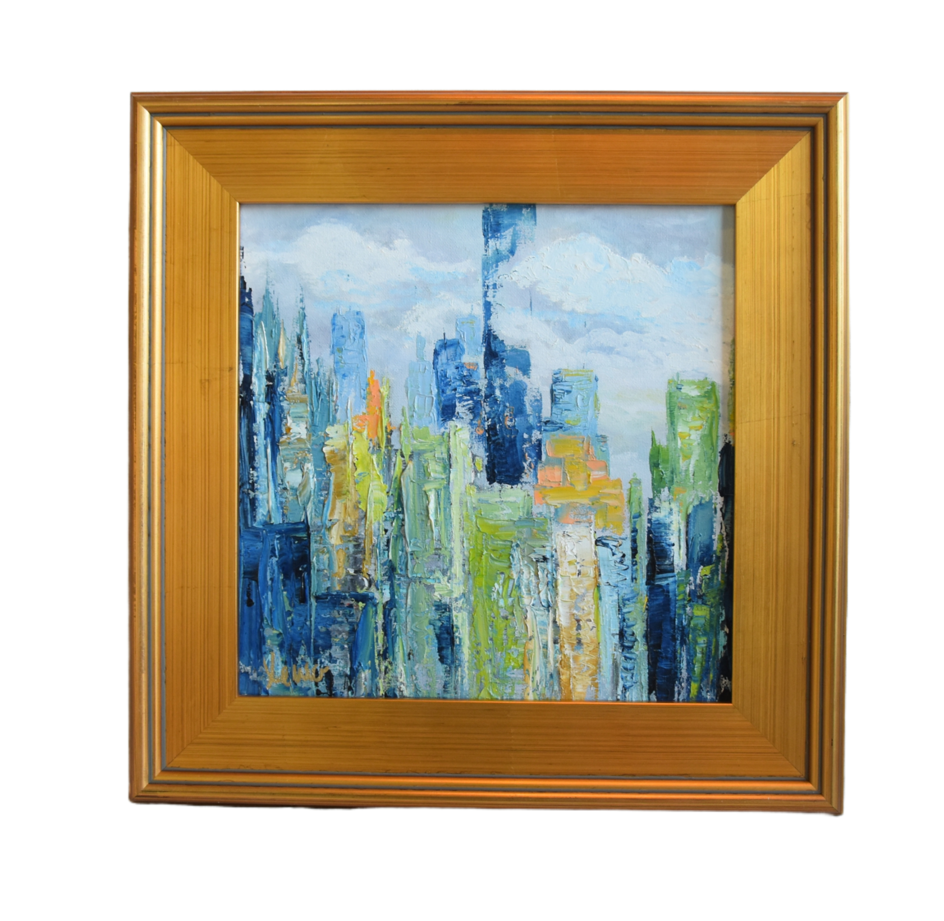 Impressionist New York Cityscape Skyline~P77684339