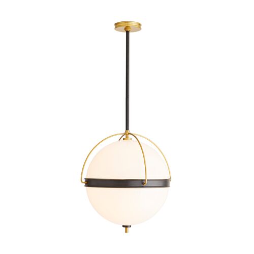 Dorothy Globe Pendant, Black/Gold