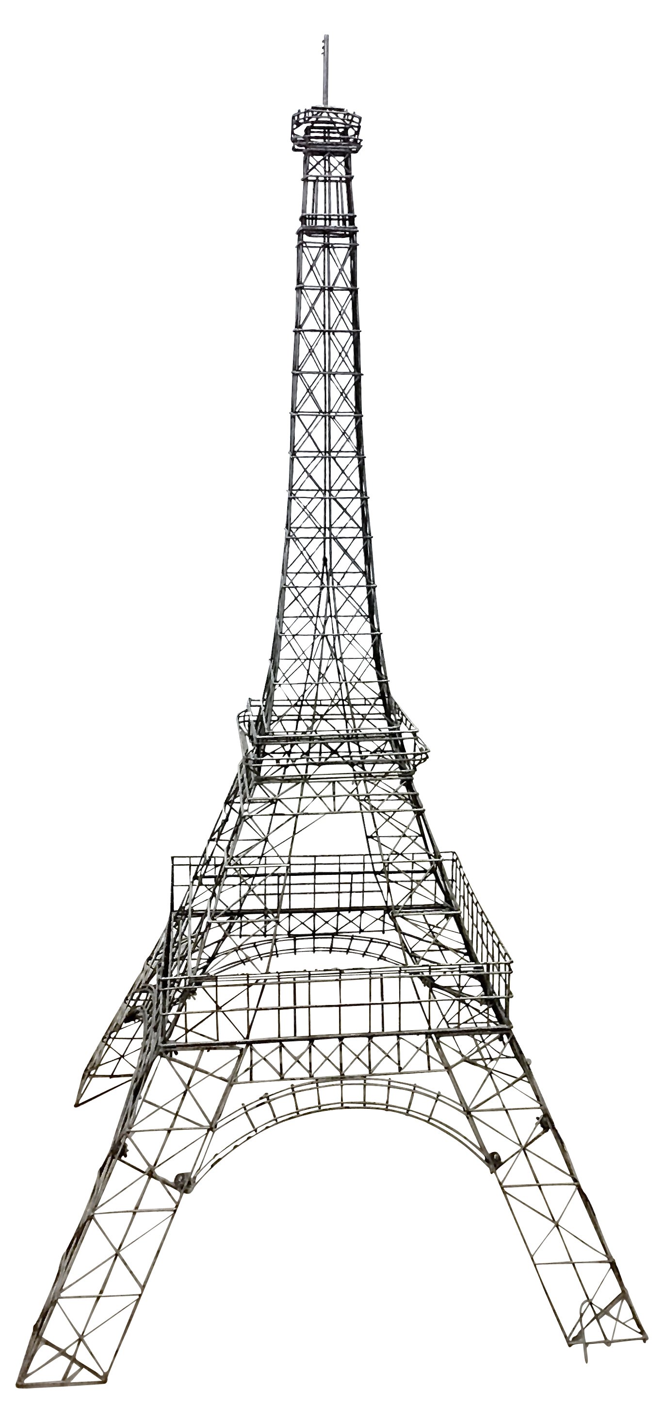 Large Wire Eiffel Tower Sculpture~P77543950