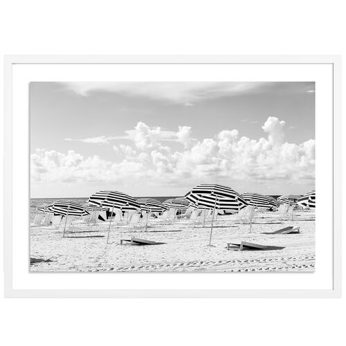 Miami Black and White Umbrellas - Miami, Florida Photograph by Carly Tabak Miami Black and White Umbrellas - Miami, Florida Photograph by Carly Tabak~P111121955
